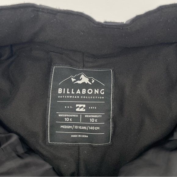 Billabong Insulated Waterproof Grom Snow Pants Kids M 10 Ski Snowboard Gorpcore - Picture 3 of 14
